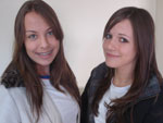 Maiara Cristine Klitzke e Jssica Barthel