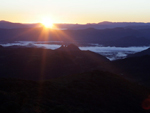 Mesmo com temperaturas baixas, o sol apareceu no estado catarinense