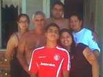 Ceroni Melo dos Santos: minha famlia na praia 