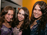 Carol Gabiel, Louise Lersch e Luana Fuhrmann