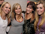 Francine Boeing, Erica Braun, Nathalia Zabel e Isadora Deschamps
