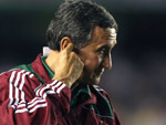 O tcnico do Fluminense, Carlos Alberto Parreira