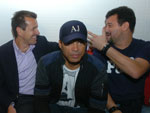 Mrcio Santos (E), Dunga, Gonalves (Botafogo) e Ronaldo (Corinthians)