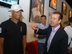 Dinei (E), Paulo Rink (fundo) e Dunga