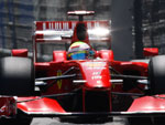 Felipe Massa, da Ferrari, terminou a prova na quarta posio