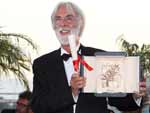 O diretor Michael Haneke ganhou a Palma de Ouro pelo filme &quot;The White Ribbon&quot;
