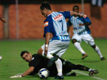 Evando foi um excelente garom na partida deste domingo. Os dois gols do Leo surgiram aps suas assistncias