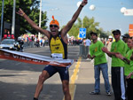 A chegada da Maratona masculina