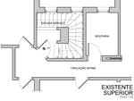 ANTES, planta do andar superior da residncia
