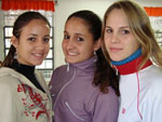 Brenda Mller, Bruna Fruet e Cssia Kozloski