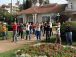 Funcionrios do Dmae tambm aproveitaram a manh desta quarta-feira para fazer exerccios fsicos