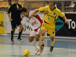 Apesar da diputa, a Malwee goleou o Pablo Rojas, do Paraguai, por 5 a 0