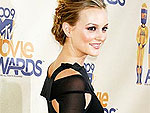 Leighton Meester, de Gossip Girl, tambm apareceu na festa