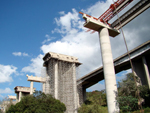 Construo de um novo viaduto perto do km 200 da Castello Branco