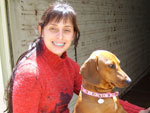 Julie e Teka, que  a alegria da casa e tambm motoqueira! 