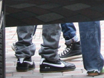 O Nike  dele e o All Star  dela...