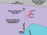 Fora Area Brasileira divulgou mapa com localizao dos destroos de um avio que podem ser da aeronave da Air France