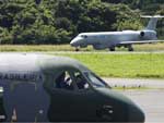 Aeronave R-99 que ajuda nas buscas por destroos do avio Airbus A330 