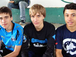 Thoms Pasini, Andrei Soares e Juan Sennag