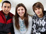 Marcos Teixeira, Vitria Antoniazzi e Lucas Boere
