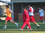 Grupo reserva fez treino tcnico esta tarde
