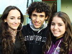 Manuela Fantinel, Gabriel Santos e Raquel Abelin