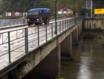 Interdio da ponte em Ibirama sobre o Rio Herclio