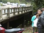 Interdio da ponte em Ibirama sobre o Rio Herclio