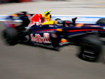 Vettel, da RBR, durante os treinos em Istambul
