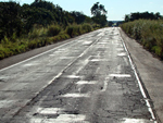 BR 267, no trajeto entre Presidente Prudente (SP) e Dourados (MS)