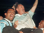 A segunda passagem pelo Tricolor durou mais tempo. De 1993 a 1996, Felipo fez histria no clube. Entre os principais ttulos conquistados esto uma Copa Libertadores, um Brasileiro, uma Copa do Brasil e dois Gauches.