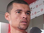 O lateral-esquerdo Marcelo Cordeiro falou, aps o treino, que o Vitria no tem muito a perder. O time baiano  o adversrio do Inter no prximo domingo.