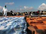 O evento foi marcado pela doao de mais de 200 cobertores e de alimentos