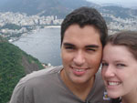 Danielle e Guilherme, em frias, no Rio: &quot;Po de acar! Gauchada no Rio!&quot; 