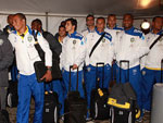 Jogadores e comisso tcnica chegam ao Bloem Spa Hotel