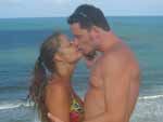 Daniele Schaurich Bttenbender e Edison na Praia do Amor/RN