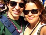 Anna Paula Martins Barp: &quot;Eu e meu namorado, Christian, na balada&quot;