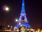 Francielle Pinheiro e Marcelo Nikel, de Blumenau, em Paris (Fran�a) -   Dezembro de 2008