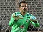 O goleiro gremista Victor comps o time que enfrentou os garotos do time local