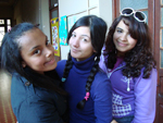 Jssica Oliveira, Jaiana Brunhauser e Bruna Freitas