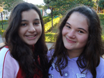 Jlia Cocco e Mariany Pozzobon