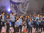 Os jogadores entraram em campo e animaram a torcida