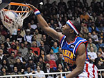 Foi um show de basquete dos Harlem Globetrotters