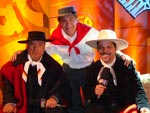 Nico, Mauro Moraes e Neto em Campo Bom