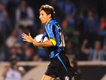 Grmio 2x2 Gois - 20/06 - Brasileiro 2009, gol do Tcheco