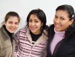 Valquiria Michelin, Kelen Sabrine Jardin e Gilmara Oliveira