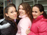 Raquel Pivetta, Claudy Mentges e Cibele Flilipini