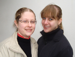 Graziela Gelain e Adriana Stefanello