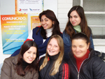 Gurias do Master curtindo o intervalo