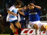 O jogo foi quente: tanto os jogadores do Cruzeiro quanto os do Grmio se provocaram em campo